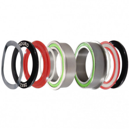 Средно Enduro Bearings Press-In Double-Row Bottom Bracket for BB86/92 to DUB