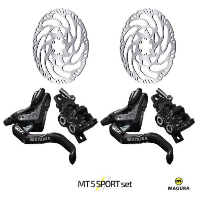 Хидравлични дискови спирачки за велосипед MAGURA MT5 SPORT