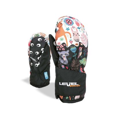 Level ANIMAL MITT pk black