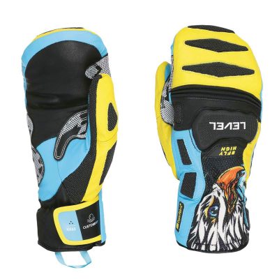 Level SQ CF MITTEN YELLOW-BLUE