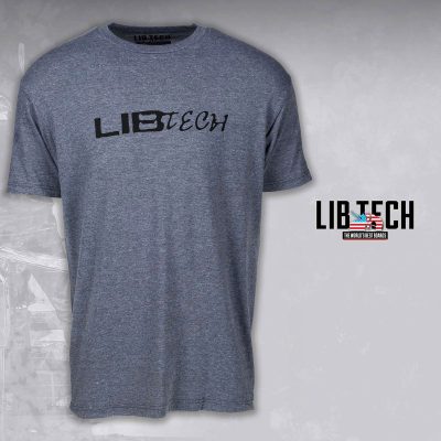 LIB LOGO TEE GREY