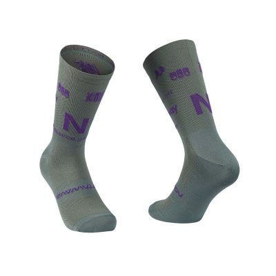 Northwave TYPE SOCK sage/dark purple