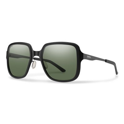 Smith AVELINE Matte Black ChromaPop Polarized Gray Green