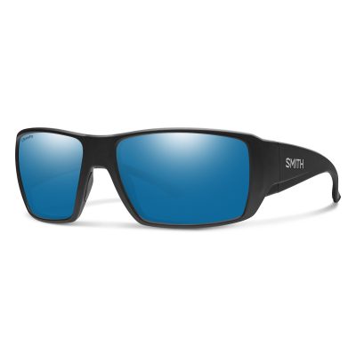 Smith GUIDES CHOICE XL Matte Black ChromaPop Glass Polarized Blue Mirror