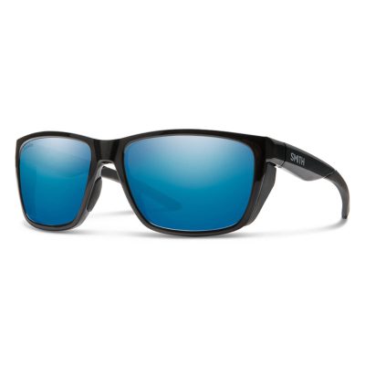 Smith LONGFIN/S Matte Black ChromaPop Glass Polarized Blue Mirror