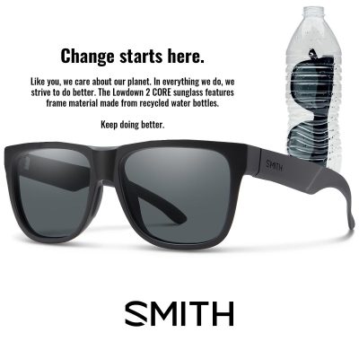 Smith LOWDOWN 2 CORE MATTE BLACK Polarized Gray