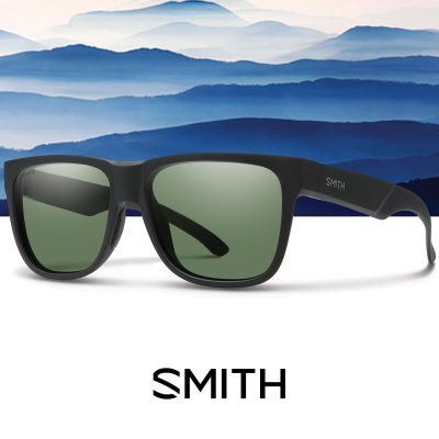 Smith LOWDOWN 2 MATTE BLACK Chromapop Polarized Green