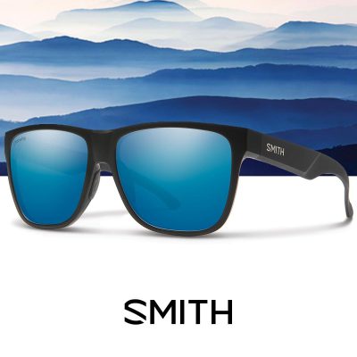 Smith LOWDOWN XL 2 MATTE BLACK ChromaPop Polarized Blue Mirror