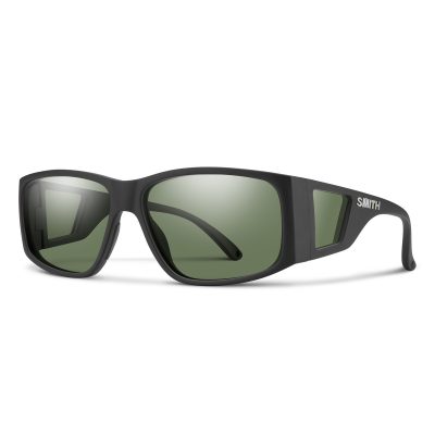 Smith MONROE PEAK Matte Black ChromaPop Polarized Gray Green