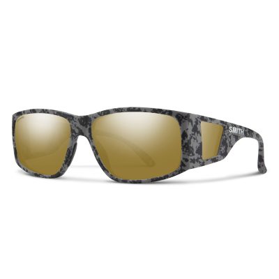 Smith MONROE PEAK Matte Gray Marble ChromaPop Polarized Bronze Mirror