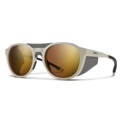 Smith VENTURE Matte Bone ChromaPop Glacier Photochromic Copper To Gray Gold Mirror