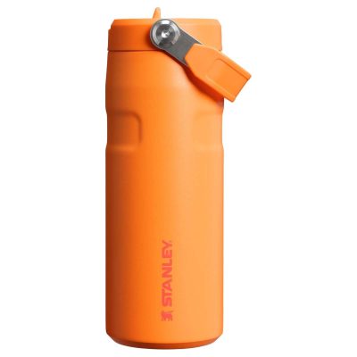 Stanley The IceFlow™ Bottle Flip Straw 2.0 0.47L / 16oz Goldenrod Coral