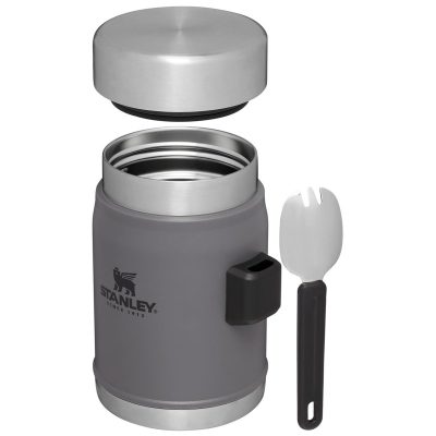 Stanley THE LEGENDARY FOOD JAR + SPORK 0.4L / 14OZ CHARCOAL