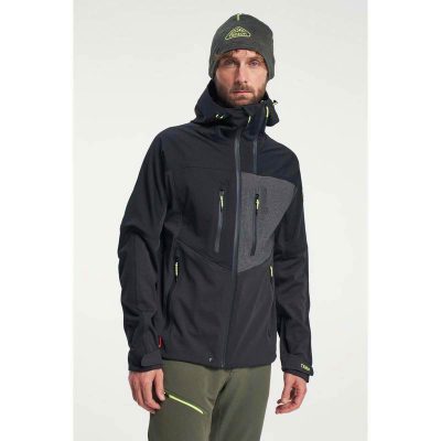 Tenson SKI TOURING SOFTSHELL JACKET MEN Antracithe