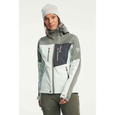 Tenson SKI TOURING SOFTSHELL JACKET WOMEN Light Green