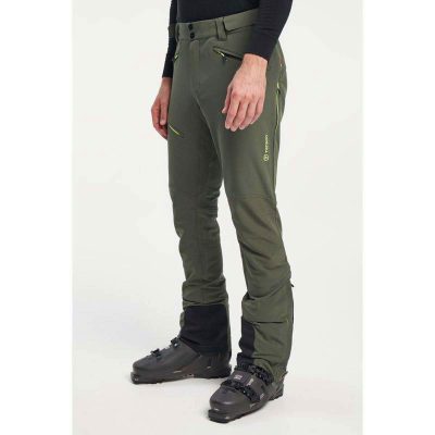 Tenson SKI TOURING SOFTSHELL PANTS MEN Dark Olive