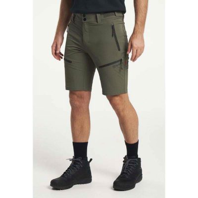 Tenson Txlite Flex Shorts Men Dark Khaki