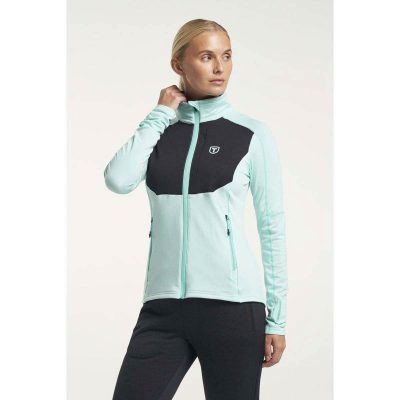 Tenson Txlite Full Zip Women Light Turquoise