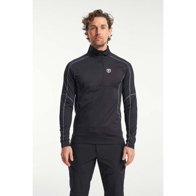 Tenson TXLITE HALF ZIP MEN Black