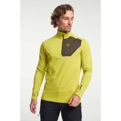 Tenson TXLITE HALF ZIP MEN Light Yellow