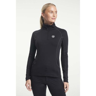 Tenson TXLITE HALF ZIP WOMEN Black