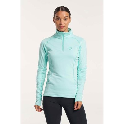 Tenson Txlite Half  Zip Women Light Turquoise