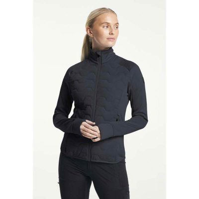 Tenson TXLITE HYBRID MIDLAYER ZIP WOMAN Black