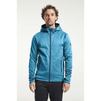 Tenson TXLITE MIDLAYER HOODIE ZIP MEN Blue