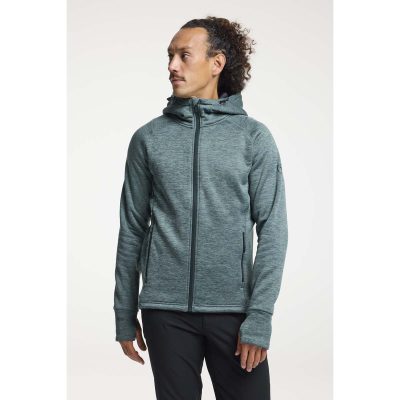Tenson TXLITE MIDLAYER HOODIE ZIP MEN Dark Green