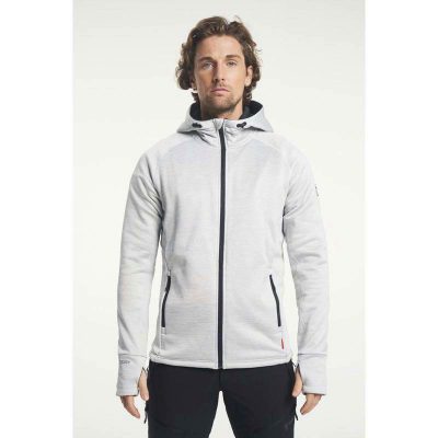 Tenson Txlite Midlayer Hoodie Zip Men Light Grey