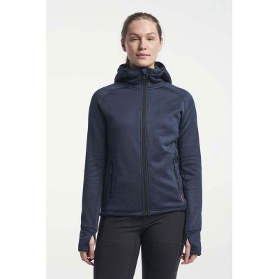 Tenson Txlite Midlayer Hoodie Zip Women Dark Blue