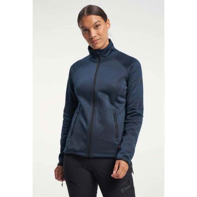 Tenson Txlite Midlayer Zip Woman Dark Blue