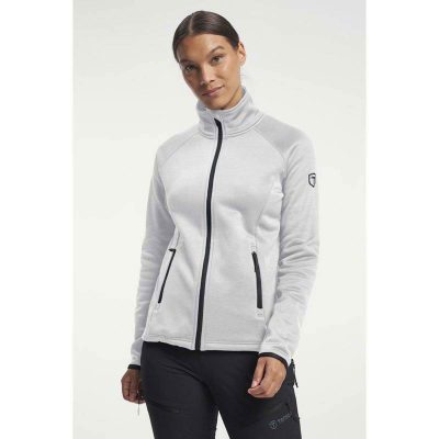 Tenson Txlite Midlayer Zip Woman Light Grey