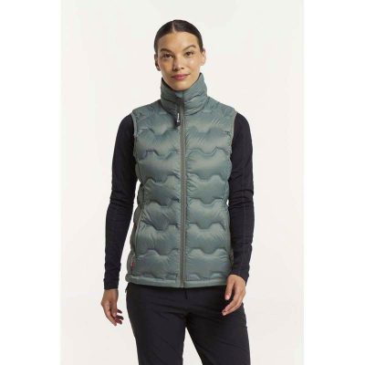 Tenson Txlite Shibui Down Vest Women Grey Green