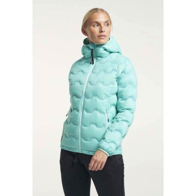 Tenson TXLITE SHIBUI HOOD DOWN PUFFER WOMAN Light Turqouise