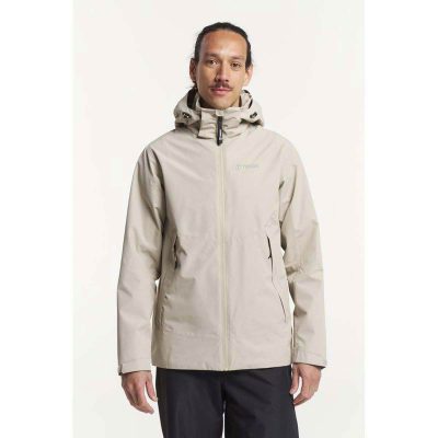 Tenson Winga Rain Jacket Men Sand
