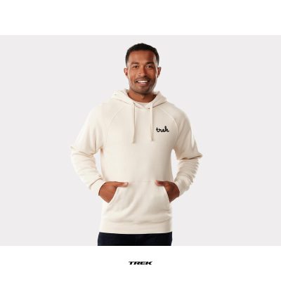 Trek Chain Stitch Unisex Hoodie Cream